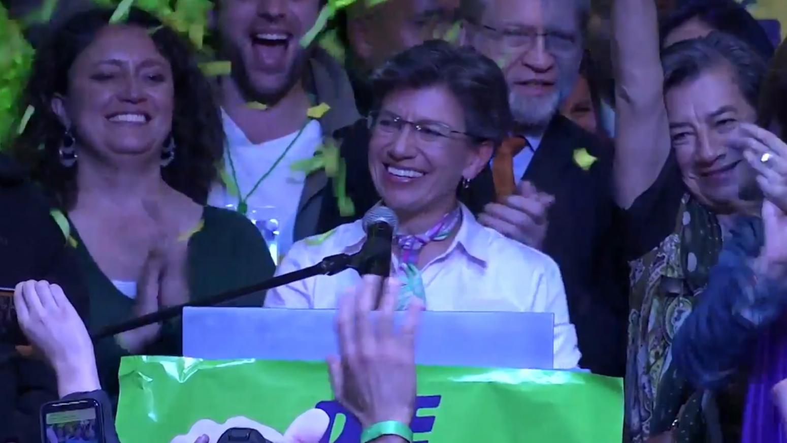 Alcaldesa Colombia Bogotá video