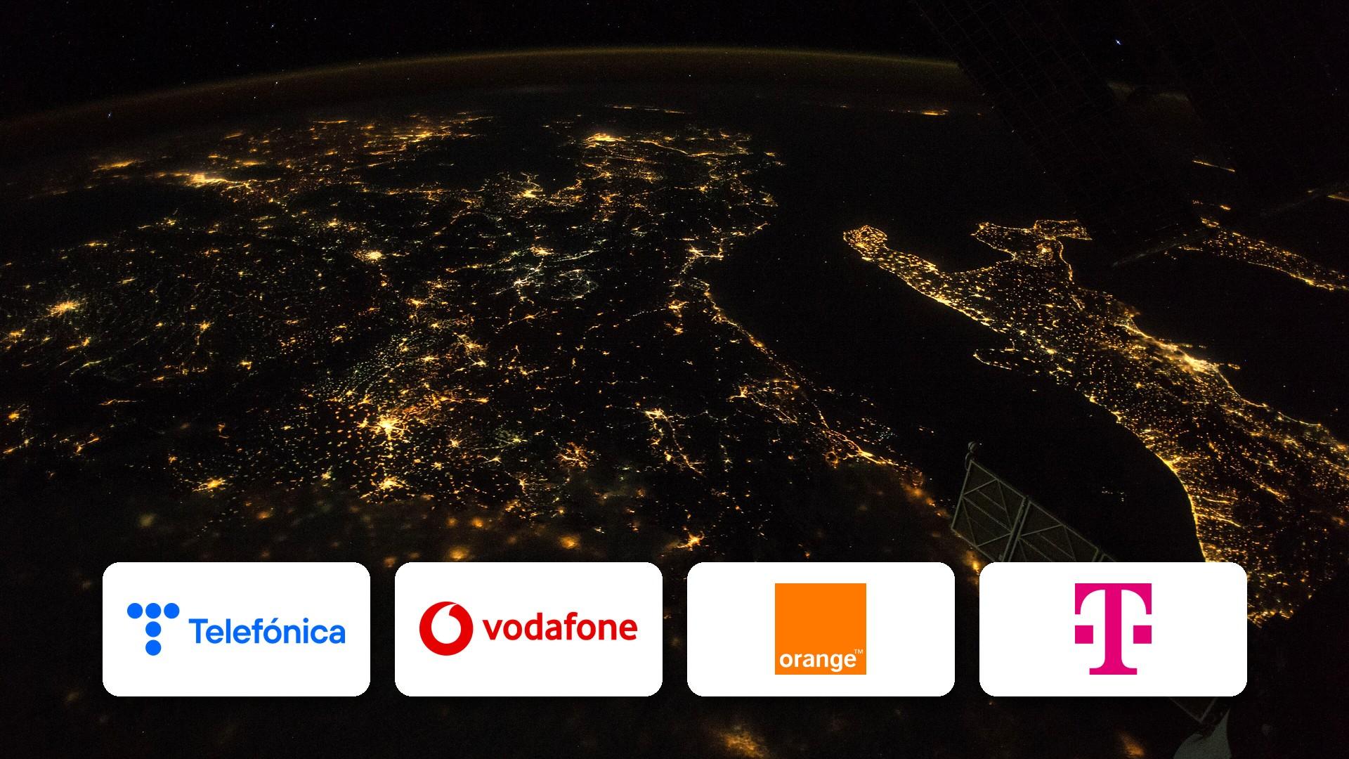 Telefónica, Vodafone, Orange y Deutsche Telekom